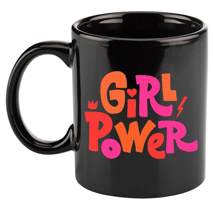 Girl Power Grl Pwr 11oz C Handle Ceramic Mug