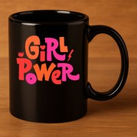 Girl Power Grl Pwr 11oz C Handle Ceramic Mug