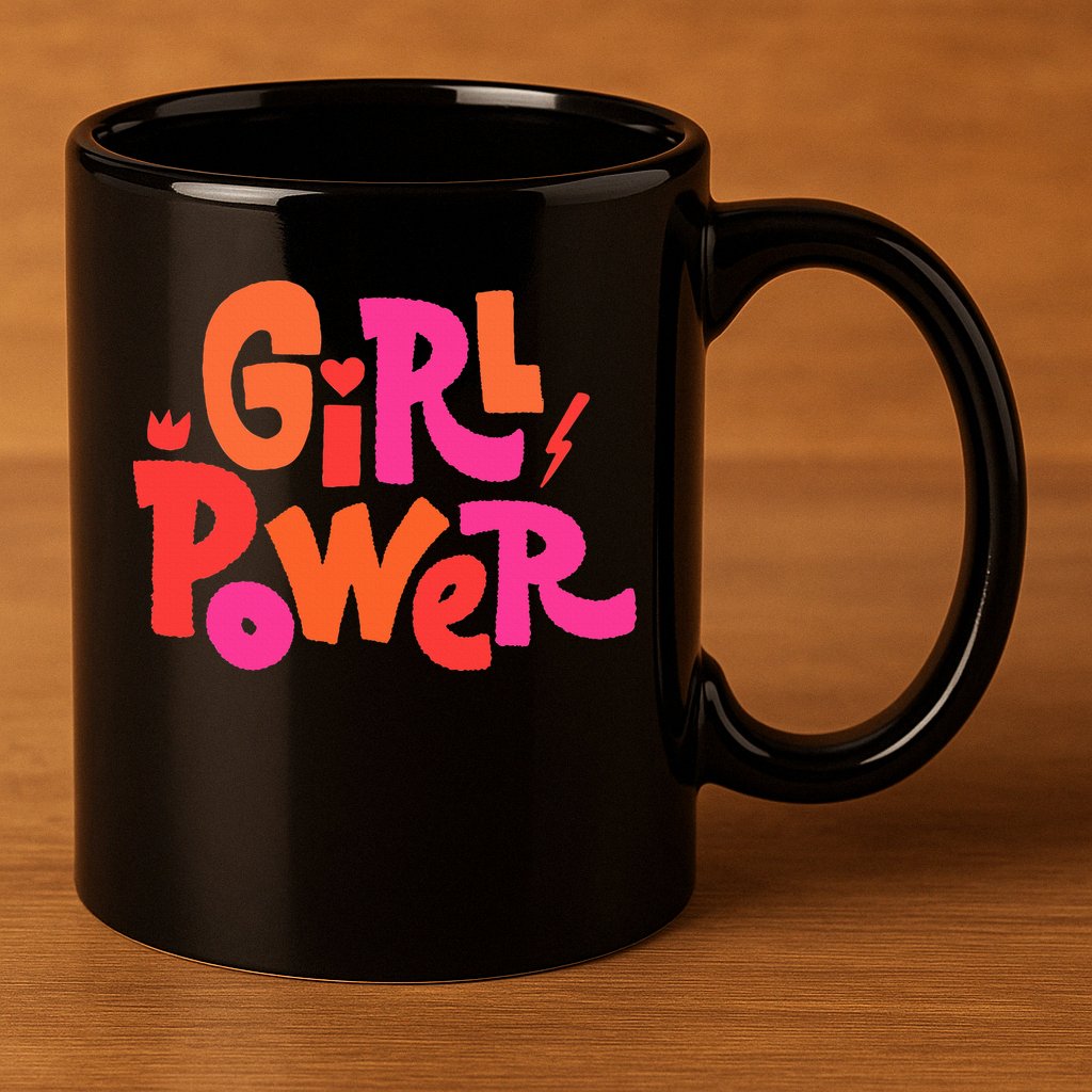 Girl Power Grl Pwr 11oz C Handle Ceramic Mug