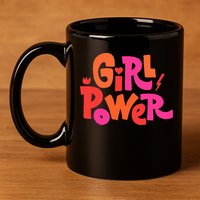 Girl Power Grl Pwr 11oz C Handle Ceramic Mug