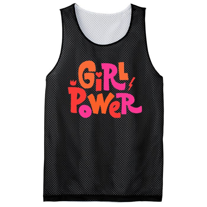 Girl Power Grl Pwr Mesh Reversible Basketball Jersey Tank