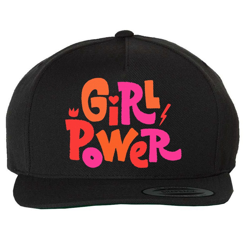 Girl Power Grl Pwr Wool Snapback Cap