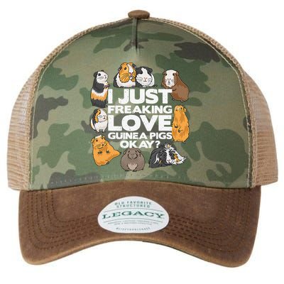 Guinea Pig Guinea Pig Lover Tee Funny Guinea Pig Legacy Tie Dye Trucker Hat