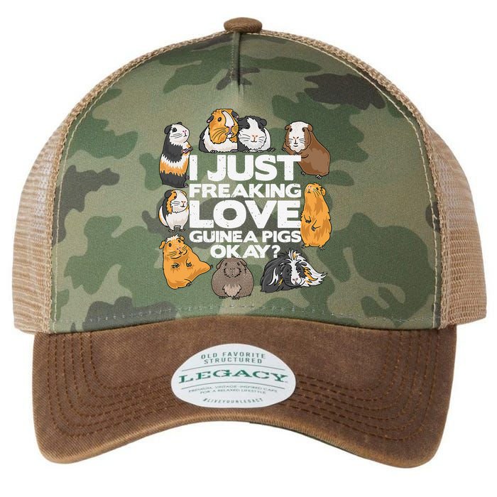 Guinea Pig Guinea Pig Lover Tee Funny Guinea Pig Legacy Tie Dye Trucker Hat