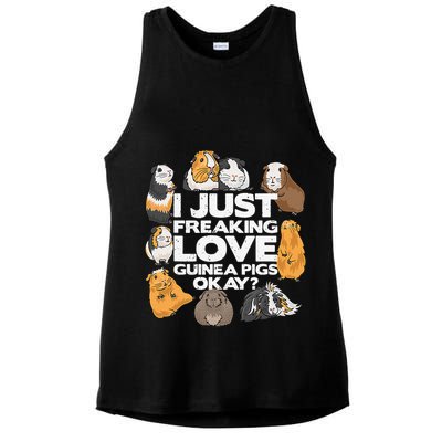 Guinea Pig Guinea Pig Lover Tee Funny Guinea Pig Ladies PosiCharge Tri-Blend Wicking Tank