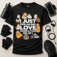 Guinea Pig Guinea Pig Lover Tee Funny Guinea Pig Performance Shirt