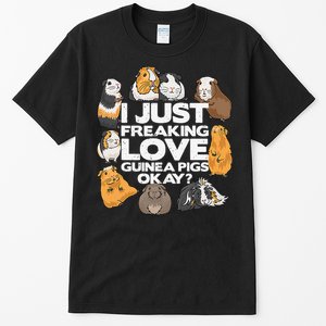 Guinea Pig Guinea Pig Lover Tee Funny Guinea Pig Tall T-Shirt