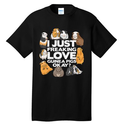 Guinea Pig Guinea Pig Lover Tee Funny Guinea Pig Tall T-Shirt