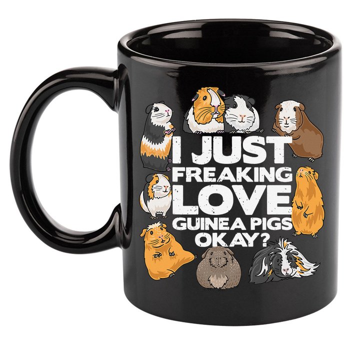 Guinea Pig Guinea Pig Lover Tee Funny Guinea Pig 11oz C Handle Ceramic Mug