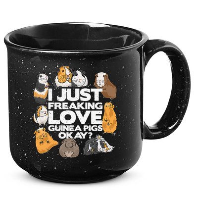 Guinea Pig Guinea Pig Lover Tee Funny Guinea Pig 15oz Campfire Ceramic Mug