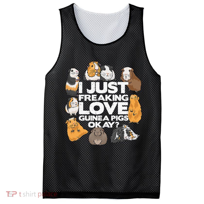 Guinea Pig Guinea Pig Lover Tee Funny Guinea Pig Mesh Reversible Basketball Jersey Tank