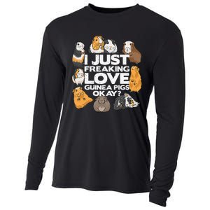 Guinea Pig Guinea Pig Lover Tee Funny Guinea Pig Cooling Performance Long Sleeve Crew