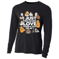 Guinea Pig Guinea Pig Lover Tee Funny Guinea Pig Cooling Performance Long Sleeve Crew