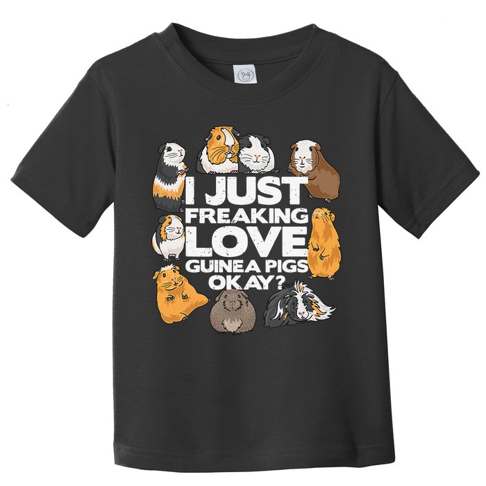Guinea Pig Guinea Pig Lover Tee Funny Guinea Pig Toddler T-Shirt