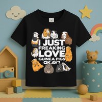 Guinea Pig Guinea Pig Lover Tee Funny Guinea Pig Toddler T-Shirt