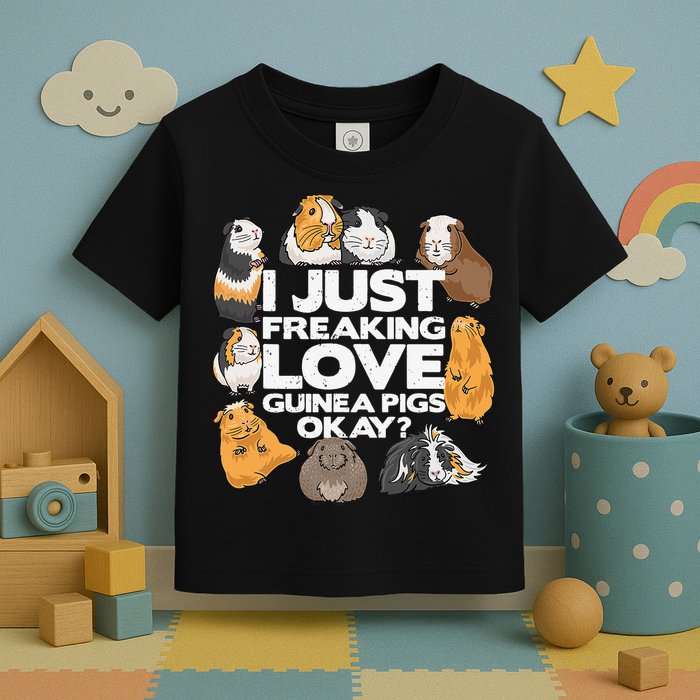 Guinea Pig Guinea Pig Lover Tee Funny Guinea Pig Toddler T-Shirt
