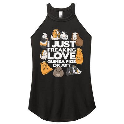 Guinea Pig Guinea Pig Lover Tee Funny Guinea Pig Women's Perfect Tri Rocker Tank