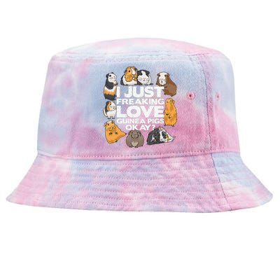 Guinea Pig Guinea Pig Lover Tee Funny Guinea Pig Tie-Dyed Bucket Hat