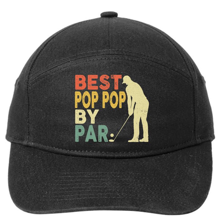 Golf Player Gifts Funny Golfer Retro Vintage Style Coach 7-Panel Snapback Hat