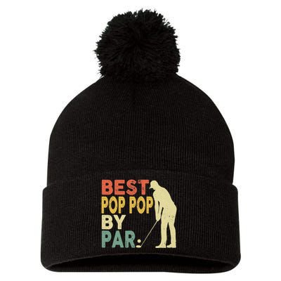 Golf Player Gifts Funny Golfer Retro Vintage Style Coach Pom Pom 12in Knit Beanie