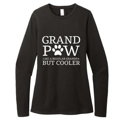 Grand Paw Gift Like Regular Grandpa But Cooler Dog Lovers Gift Womens CVC Long Sleeve Shirt