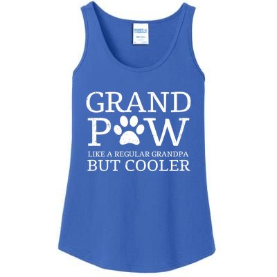 Grand Paw Gift Like Regular Grandpa But Cooler Dog Lovers Gift Ladies Essential Tank