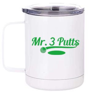 Golf Putter Golfing Loser 3 Putts Suck Golf Ball 12 oz Stainless Steel Tumbler Cup