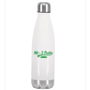 Golf Putter Golfing Loser 3 Putts Suck Golf Ball Stainless Steel Insulated Water Bottle