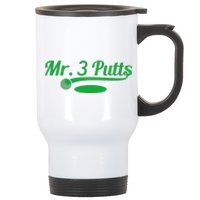 Golf Putter Golfing Loser 3 Putts Suck Golf Ball Stainless Steel Travel Mug