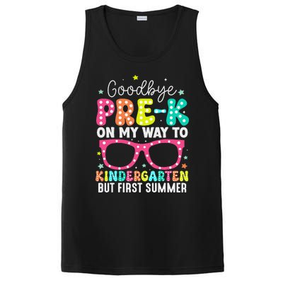 Goodbye Prek Graduation To Kindergarten First Summer PosiCharge Competitor Tank