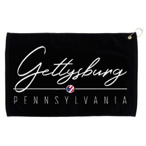 Gettysburg PA Grommeted Golf Towel