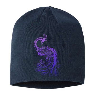 Galaxy Peacock Sustainable Beanie