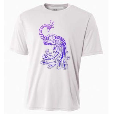 Galaxy Peacock Cooling Performance Crew T-Shirt