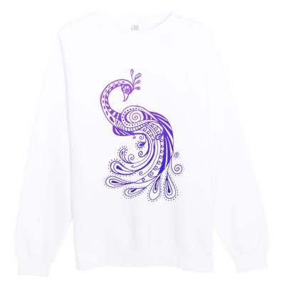 Galaxy Peacock Premium Crewneck Sweatshirt