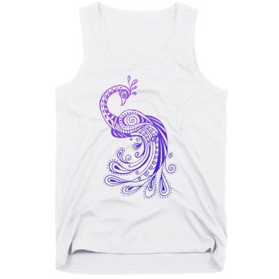 Galaxy Peacock Tank Top