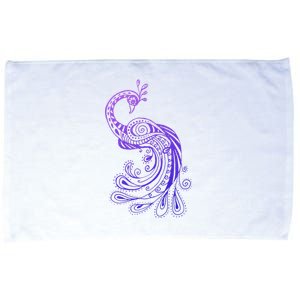 Galaxy Peacock Microfiber Hand Towel