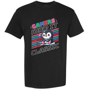 Gamers Penguin Garment-Dyed Heavyweight T-Shirt