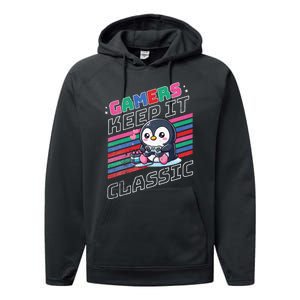 Gamers Penguin Performance Fleece Hoodie