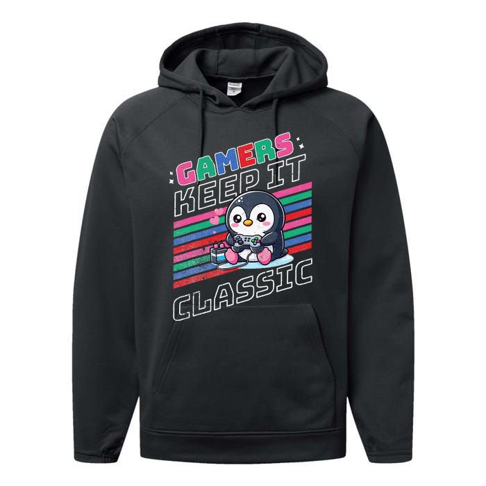 Gamers Penguin Performance Fleece Hoodie