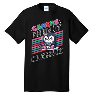 Gamers Penguin Tall T-Shirt