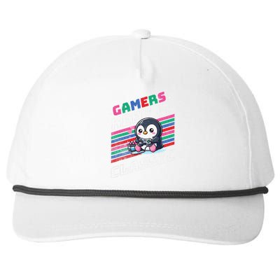 Gamers Penguin Snapback Five-Panel Rope Hat