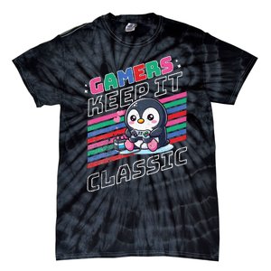 Gamers Penguin Tie-Dye T-Shirt