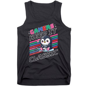 Gamers Penguin Tank Top