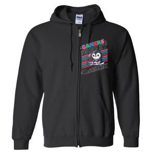 Gamers Penguin Full Zip Hoodie