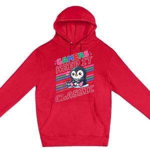 Gamers Penguin Premium Pullover Hoodie