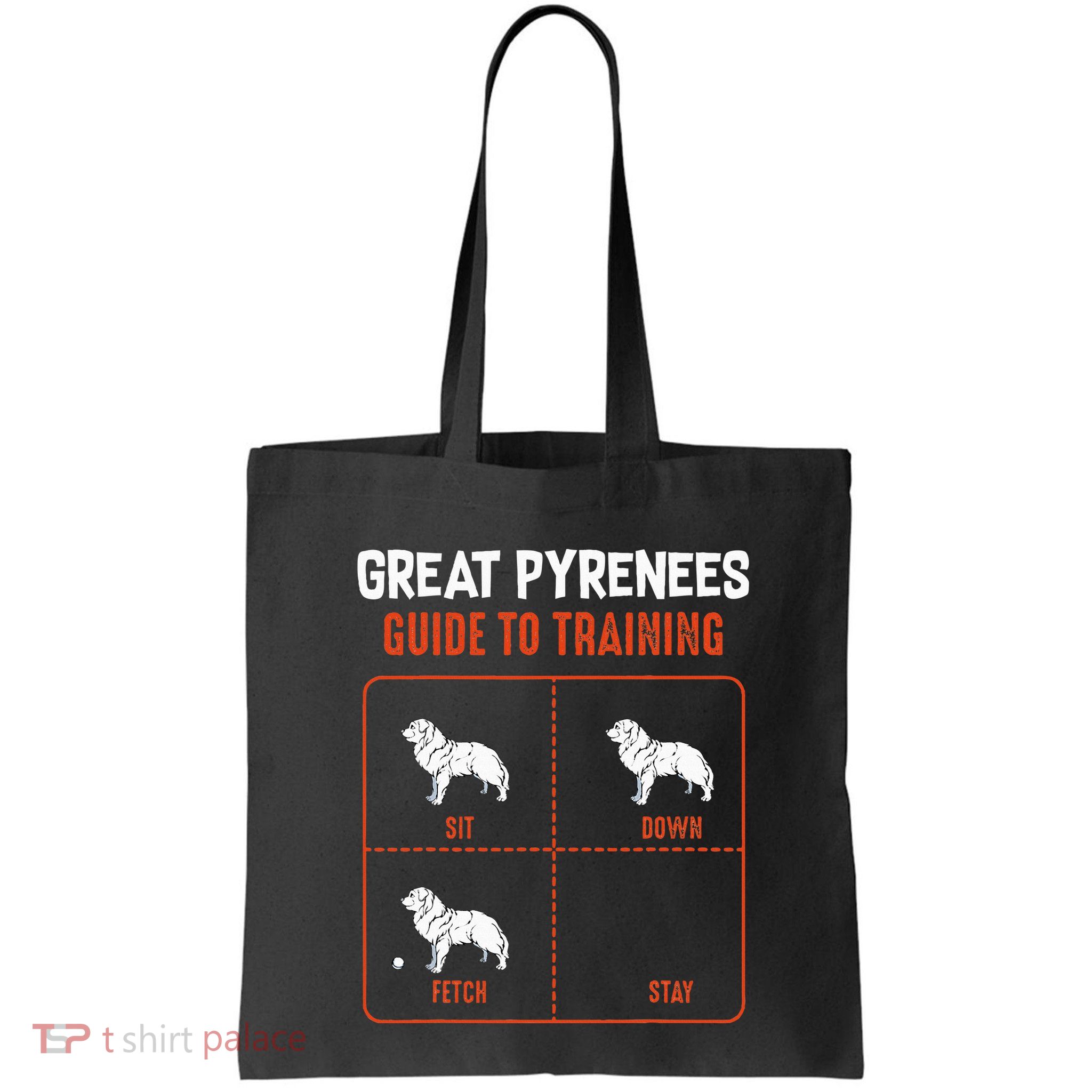 Great Pyrenees Guide To Training Funny Dog Pet Lover Bag