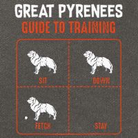 Great Pyrenees Guide To Training Funny Dog Pet Lover Cotton Canvas Backpack