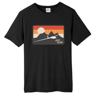 Glider Pilot Gliding Soaring Plane Tall Fusion ChromaSoft Performance T-Shirt