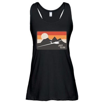 Glider Pilot Gliding Soaring Plane Ladies Essential Flowy Tank