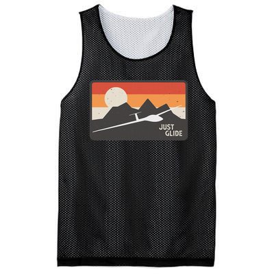 Glider Pilot Gliding Soaring Plane Mesh Reversible Basketball Jersey Tank